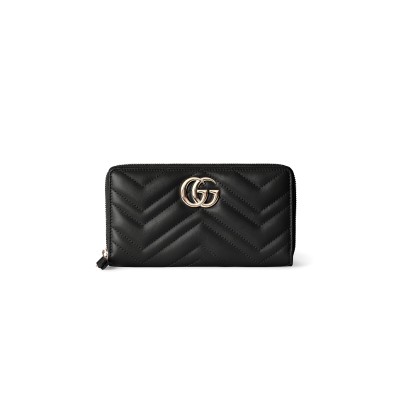 GUCCI GG MARMONT ZIP AROUND WALLET ‎‎‎443123 (19*10.5*2cm)